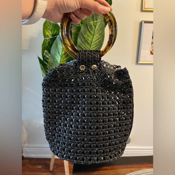 Black Basket Bag - Picture 1 of 5